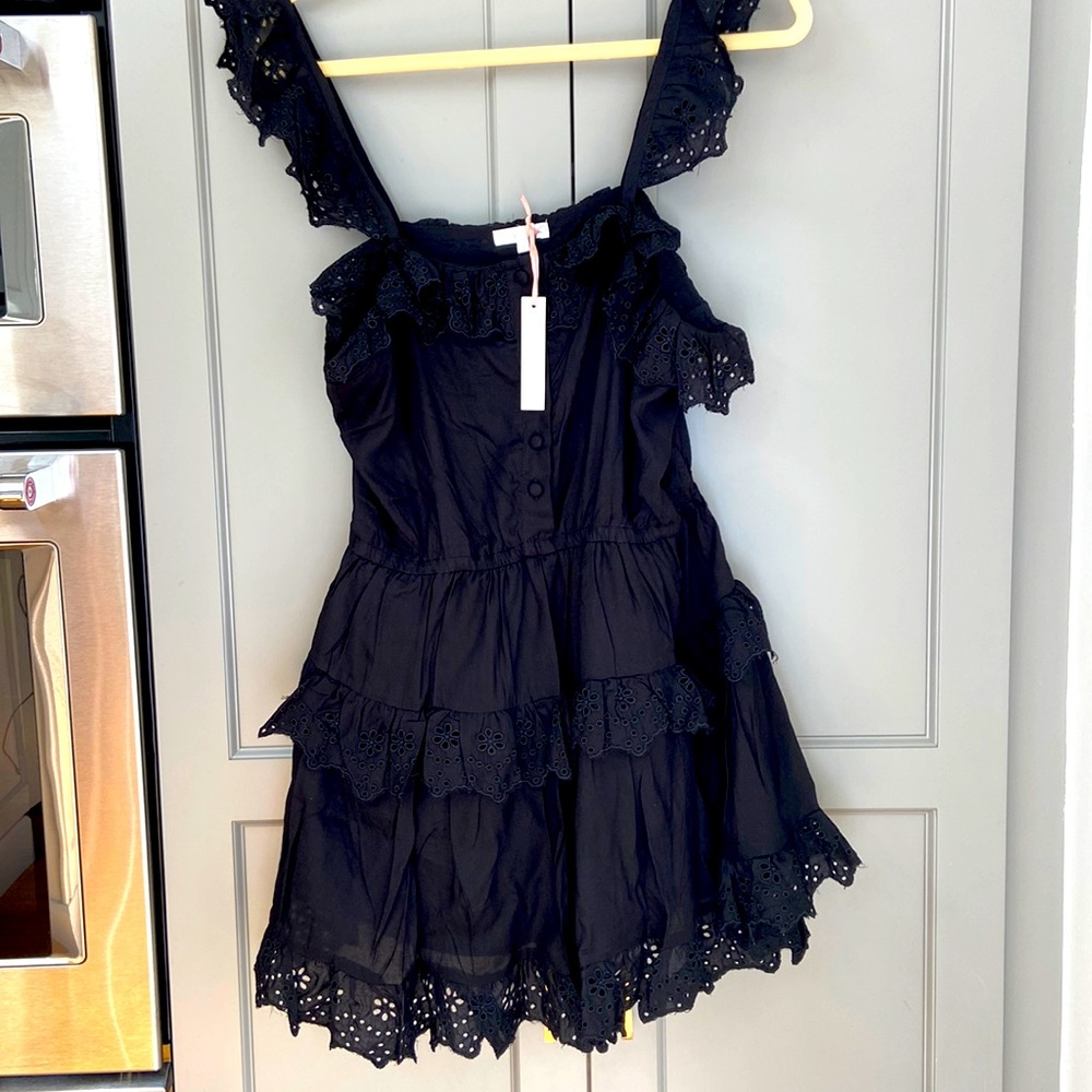 NWT Krewe du Q Tahiti Dress Black L